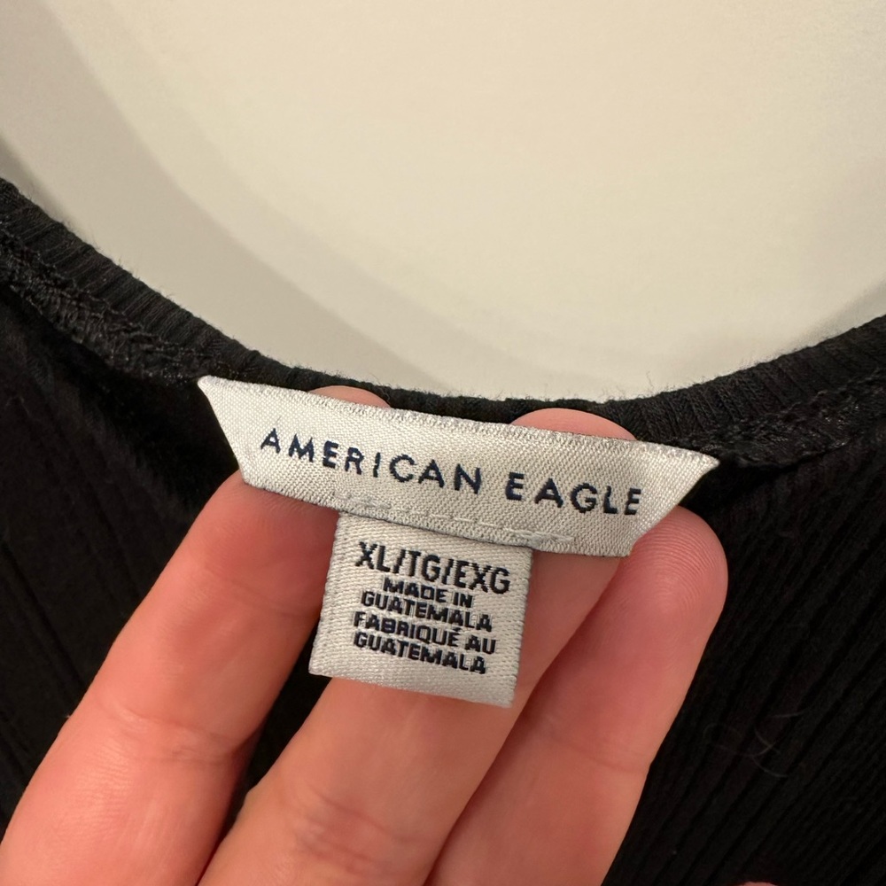American Eagle Outfitters Black Midi Dress - Picture 6 of 7